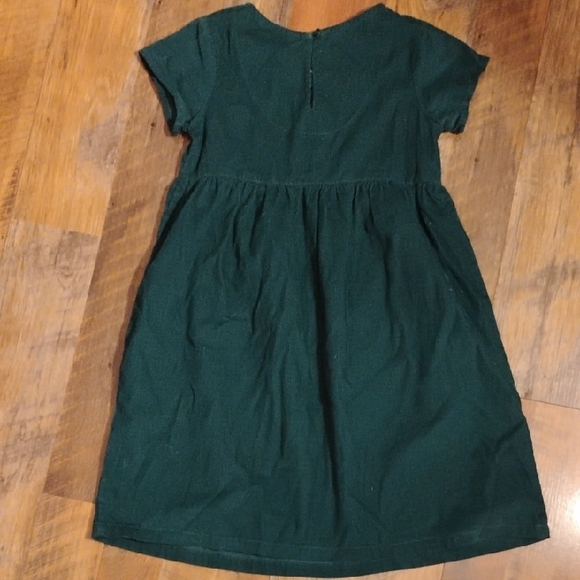 Beebay Cordury Green Dress With Animal Embroidery - Picture 5 of 5